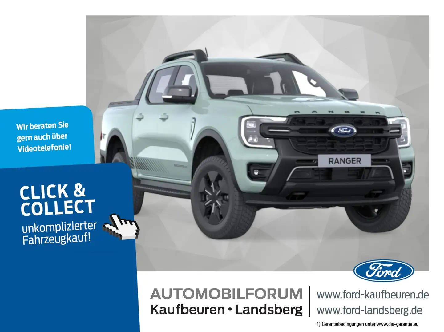 Ford Ranger Stormtrak 2.3 PHEV | AHK | Navi | Kamera | Laderau Grijs - 1