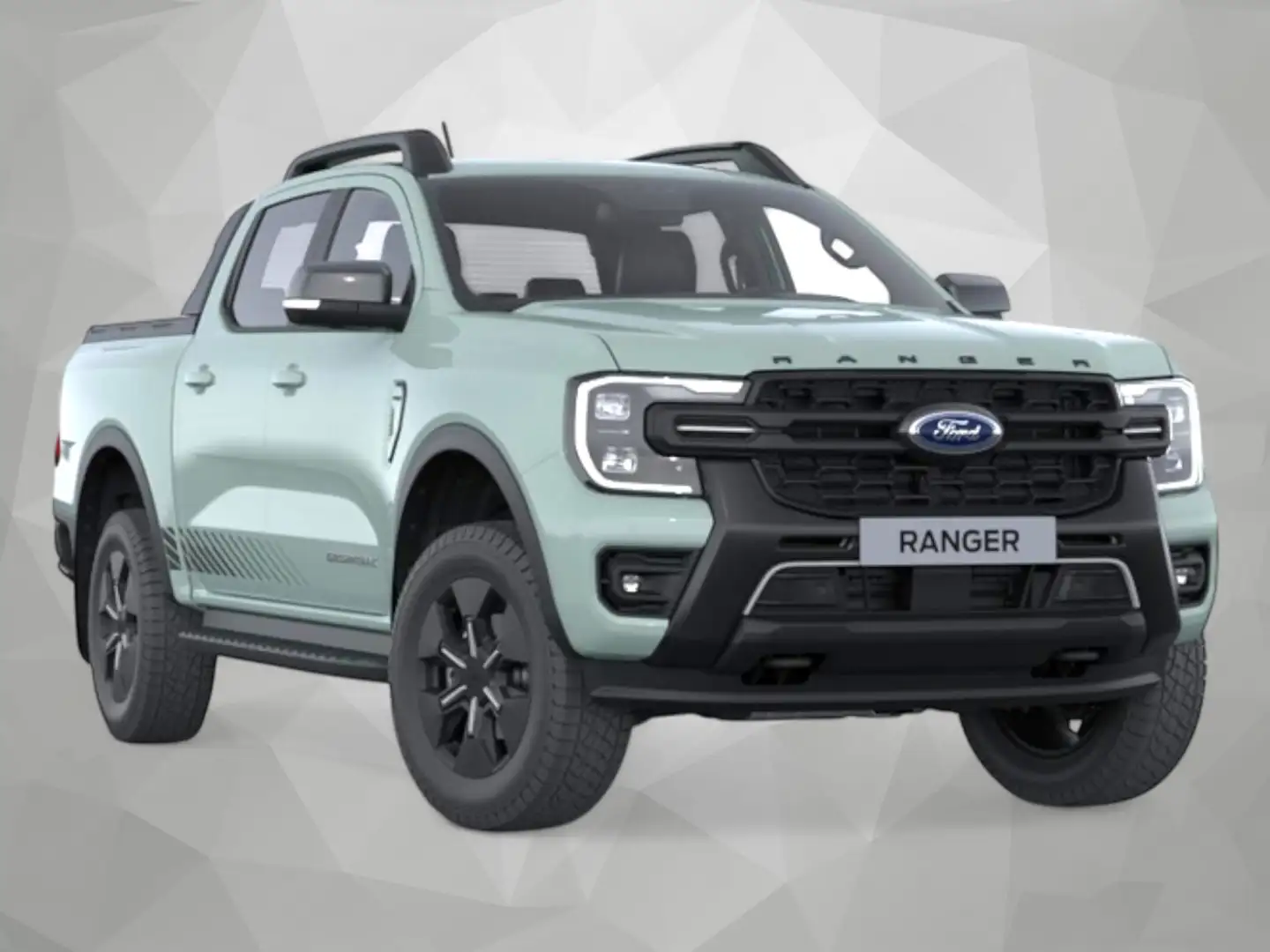 Ford Ranger Stormtrak 2.3 PHEV | AHK | Navi | Kamera | Laderau Grijs - 2