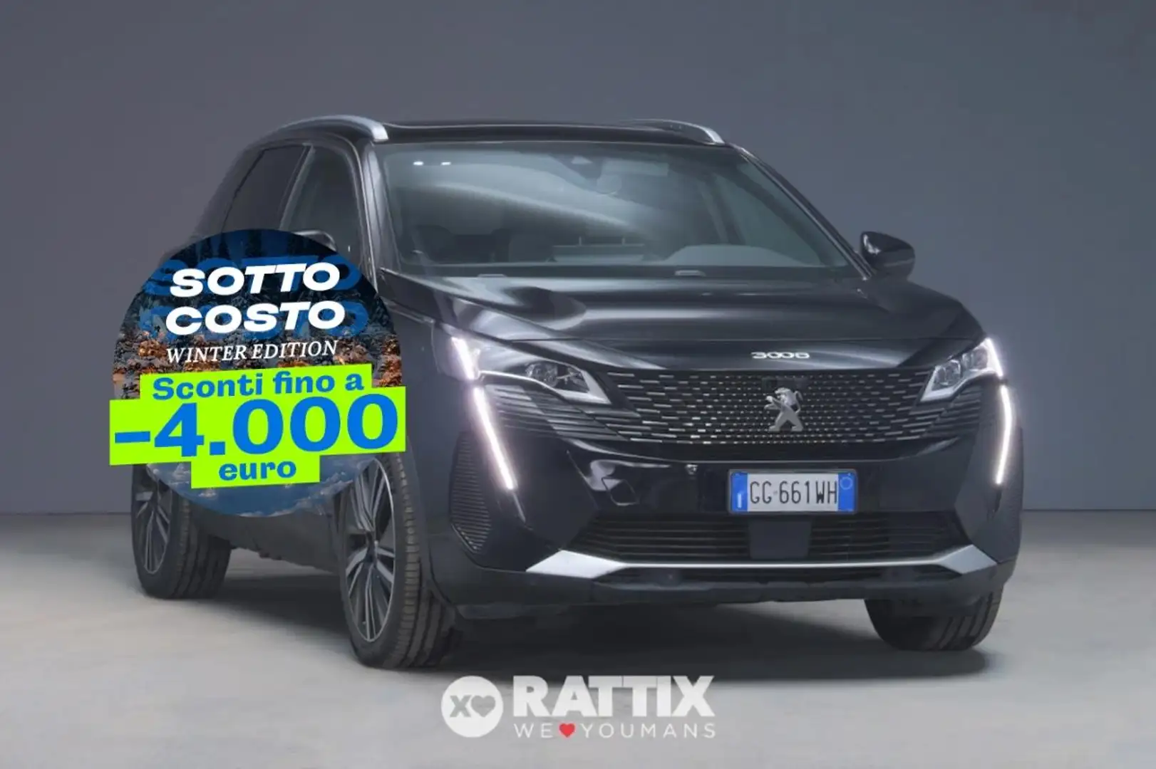 Peugeot 3008 1.6 Hybrid 225CV GT Pack e-EAT8 + tetto apribile Nero - 1