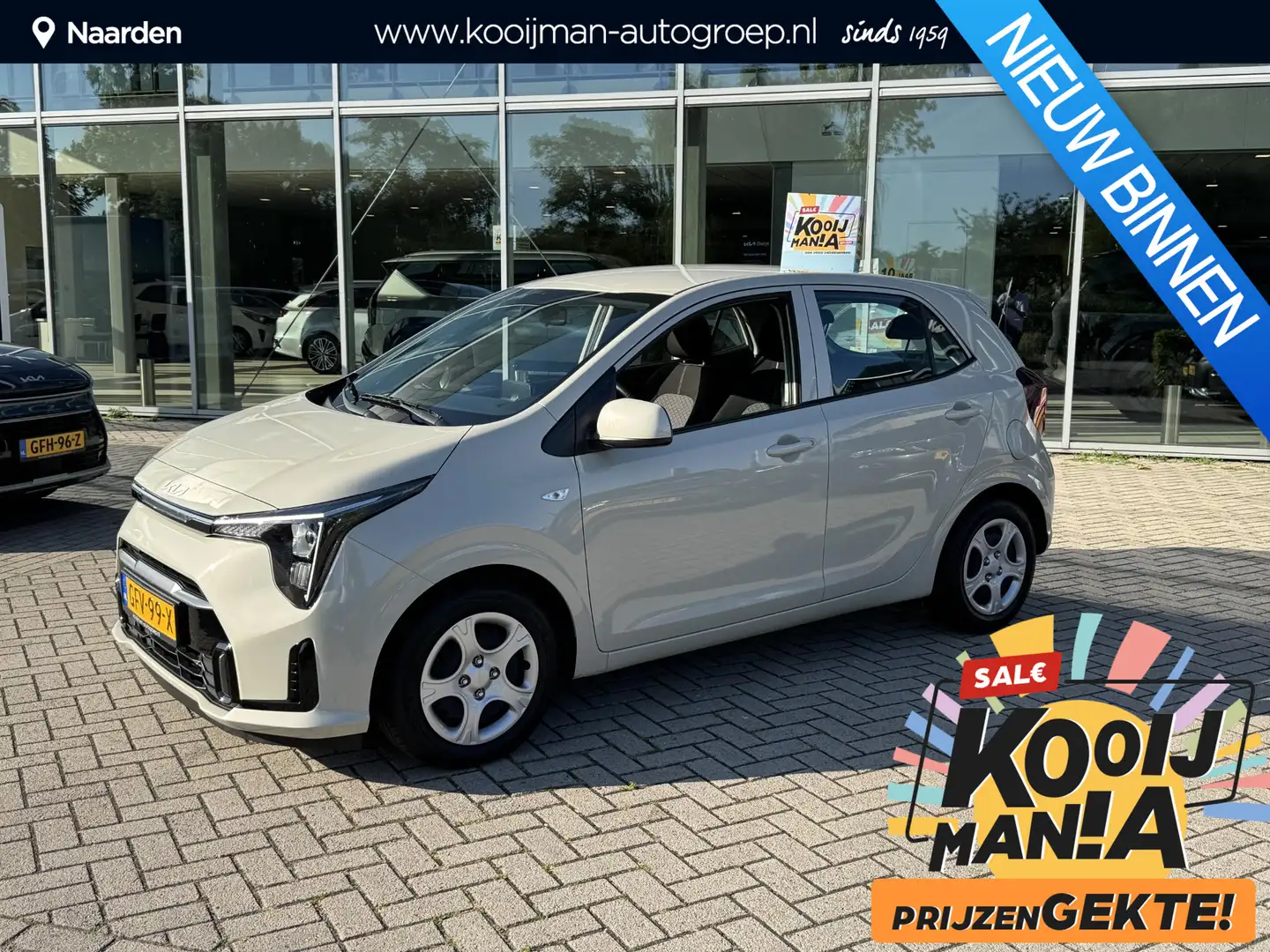 Kia Picanto 1.0 DPI DynamicLine Airco|Nav|Camera Geel - 1