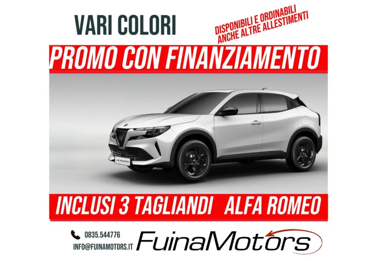 Alfa Romeo Junior 1.2 136 CV Hybrid eDCT6 Weiß - 1