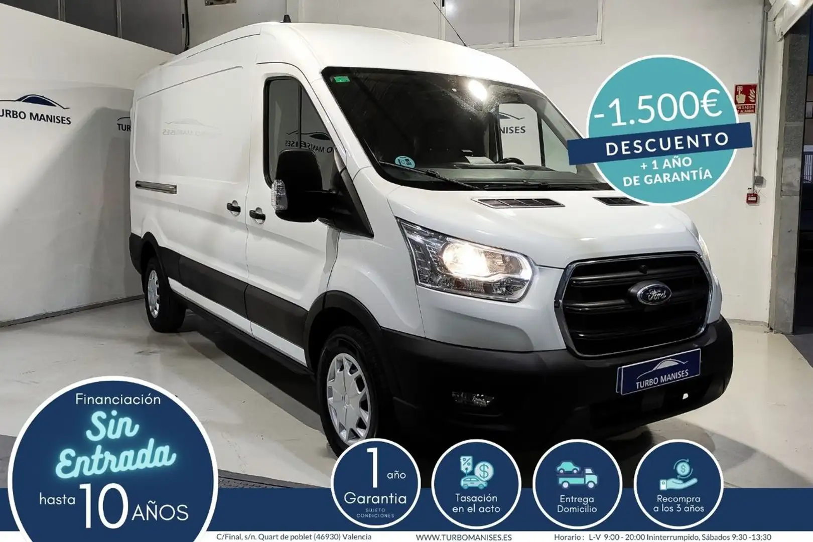 Ford Connect Comercial Transit FURGON  L3H2 Bianco - 1