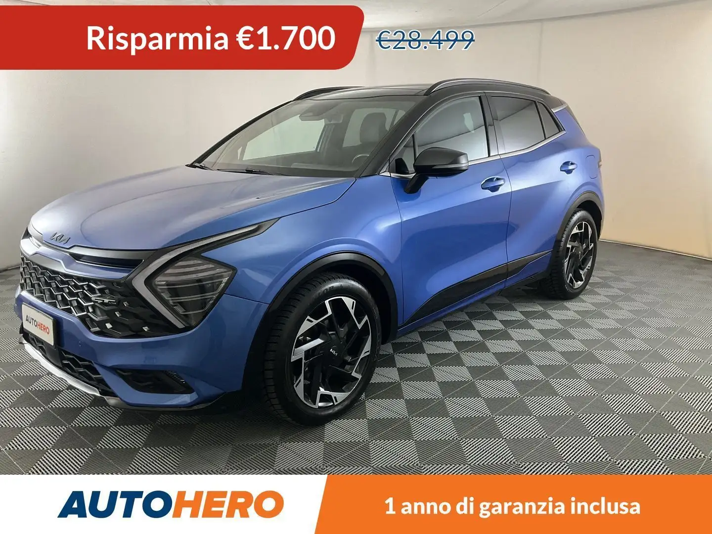 Kia Sportage 1.6 CRDi Mild-Hybrid GT-Line DCT MHEV Blu/Azzurro - 1