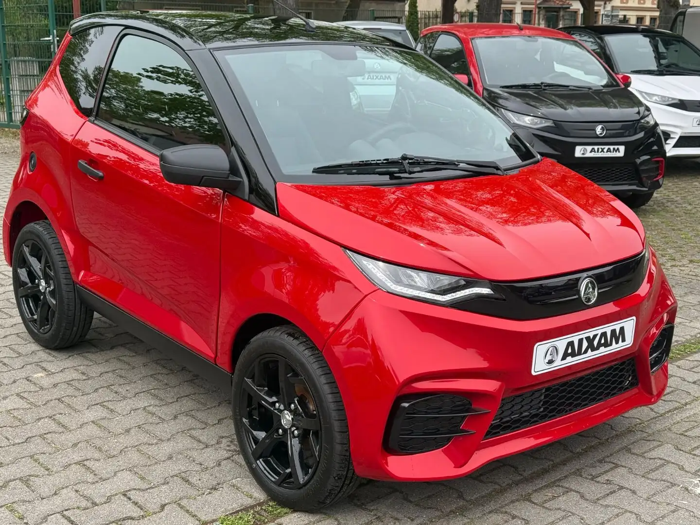 Aixam City Sport Neues Mod.LED Mopedauto L6e Automatik Červená - 1