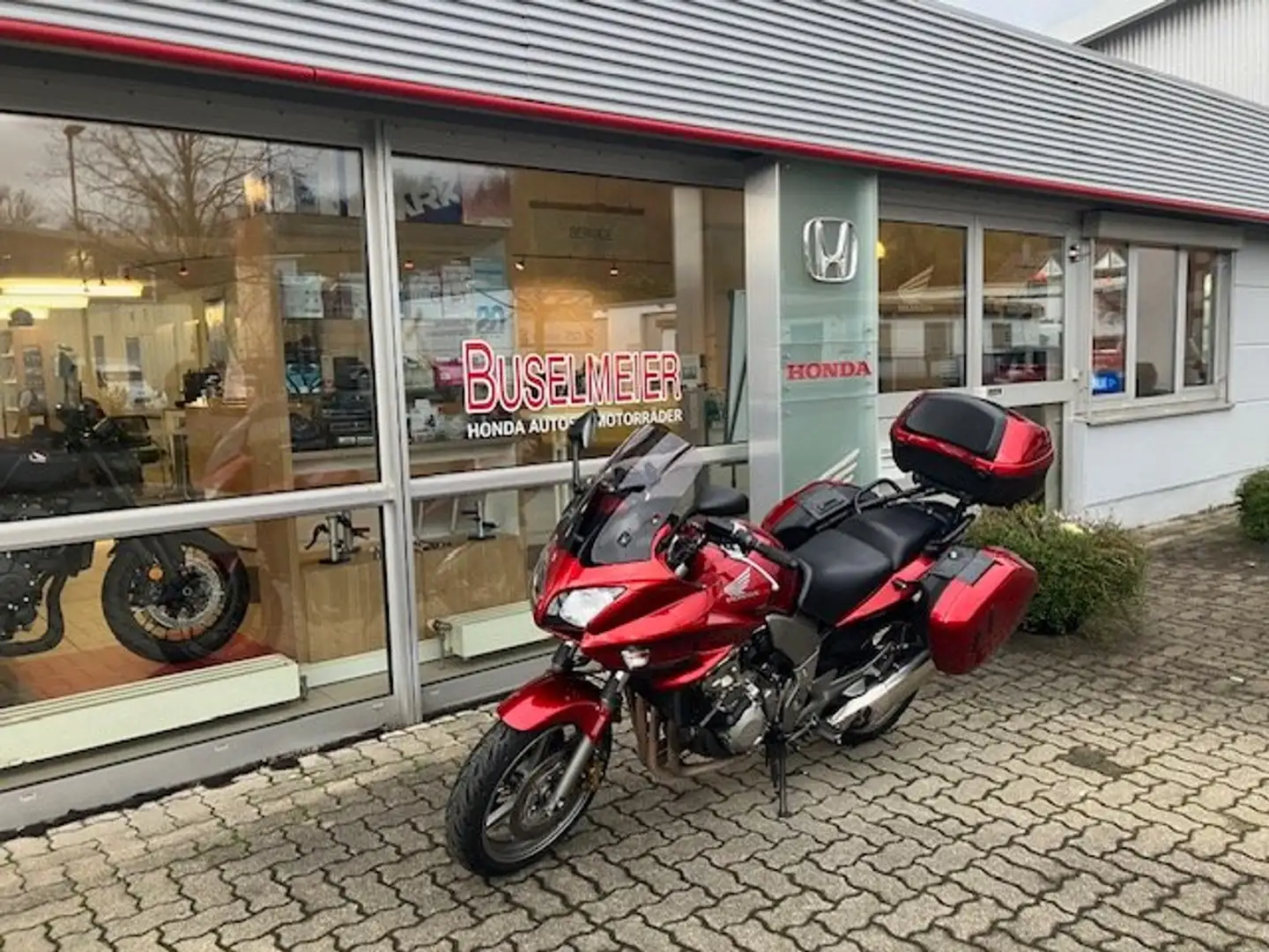 Honda CBF 1000 ABS  Koffer Topcase Rouge - 1
