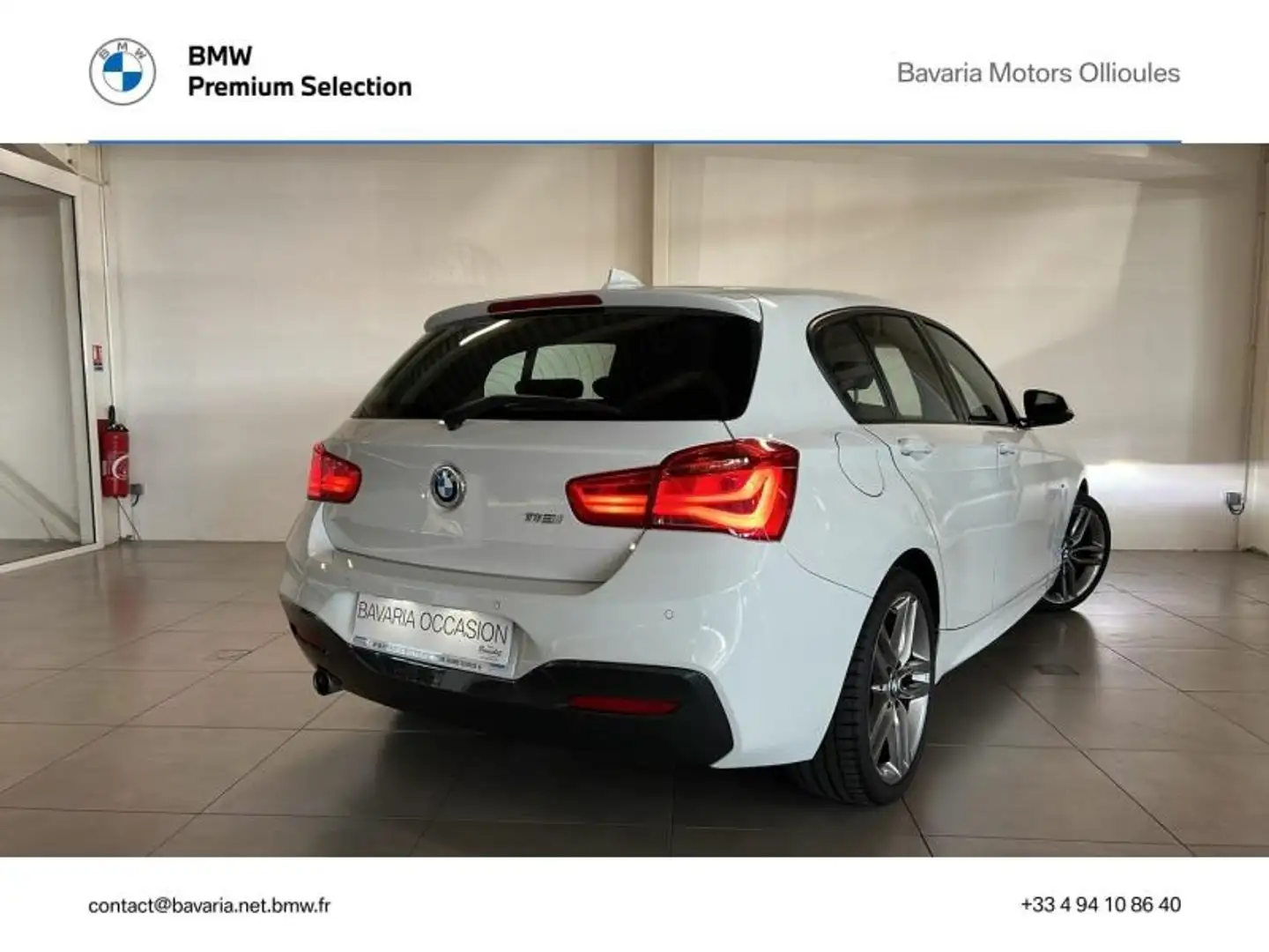 BMW 116 116i 109ch M Sport 5p Euro6d-T Blanc - 2