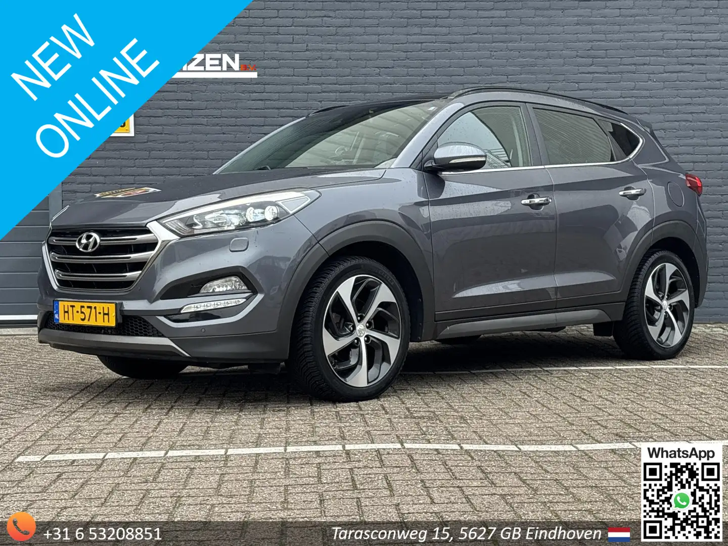Hyundai TUCSON 1.6 T-GDi Premium | Climate | Cruise | Navi | Came Gris - 1