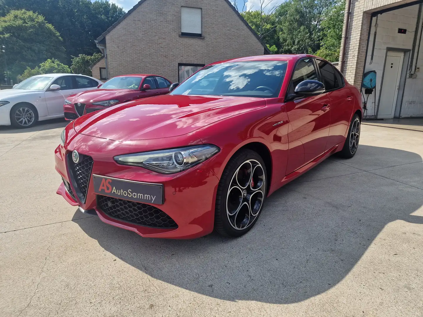 Alfa Romeo Giulia Giulia 2.0 Turbo 16V AT8-Q4 Veloce Rouge - 1