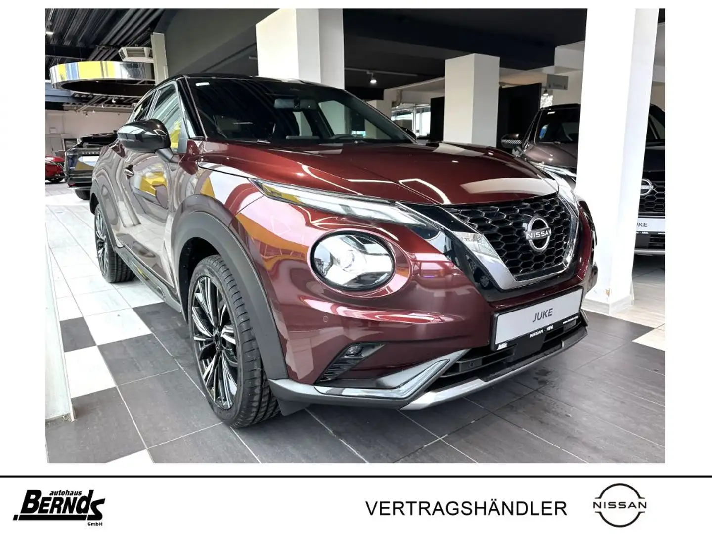 Nissan Juke 1.0 DIG-T N-Design BOSE R-KAM KLIMAAUT. LED SHZ Rood - 1