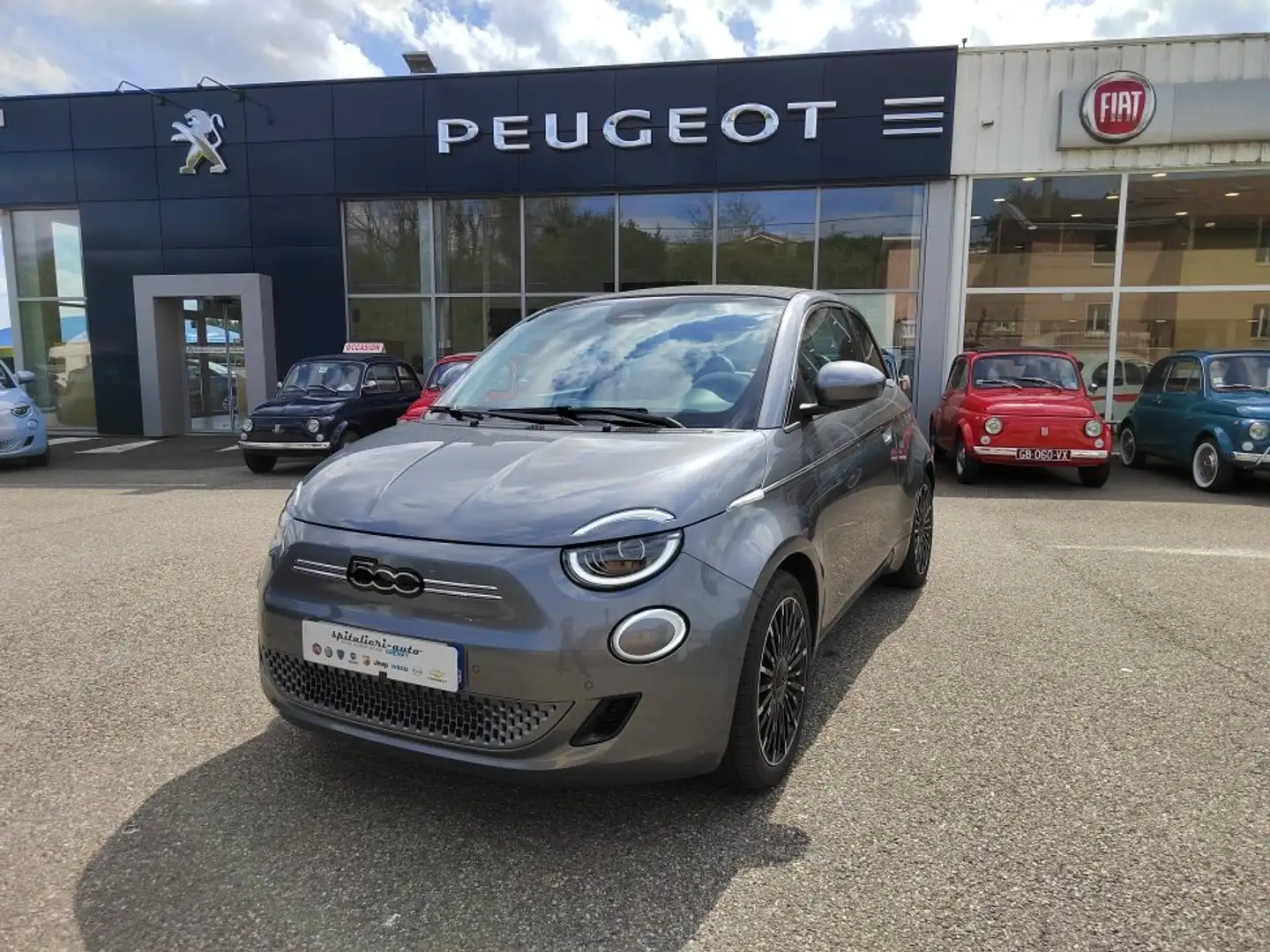 Fiat 500C 1.0 70 ch Hybride BSG S/S Lounge Grigio - 1