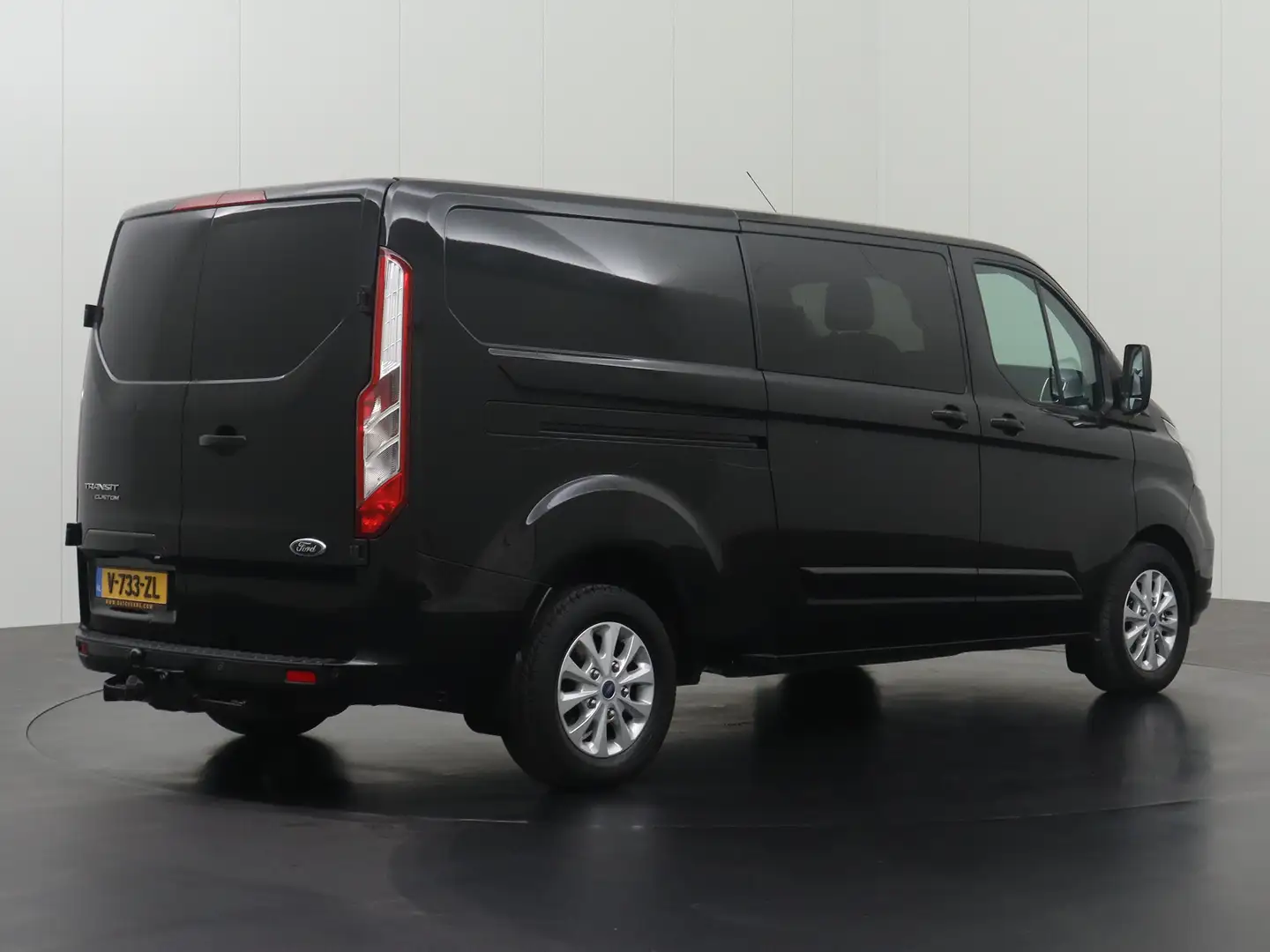 Ford Transit Custom 2.0TDCI 170PK Lang Limited Dubbele Cabine | Naviga Schwarz - 2