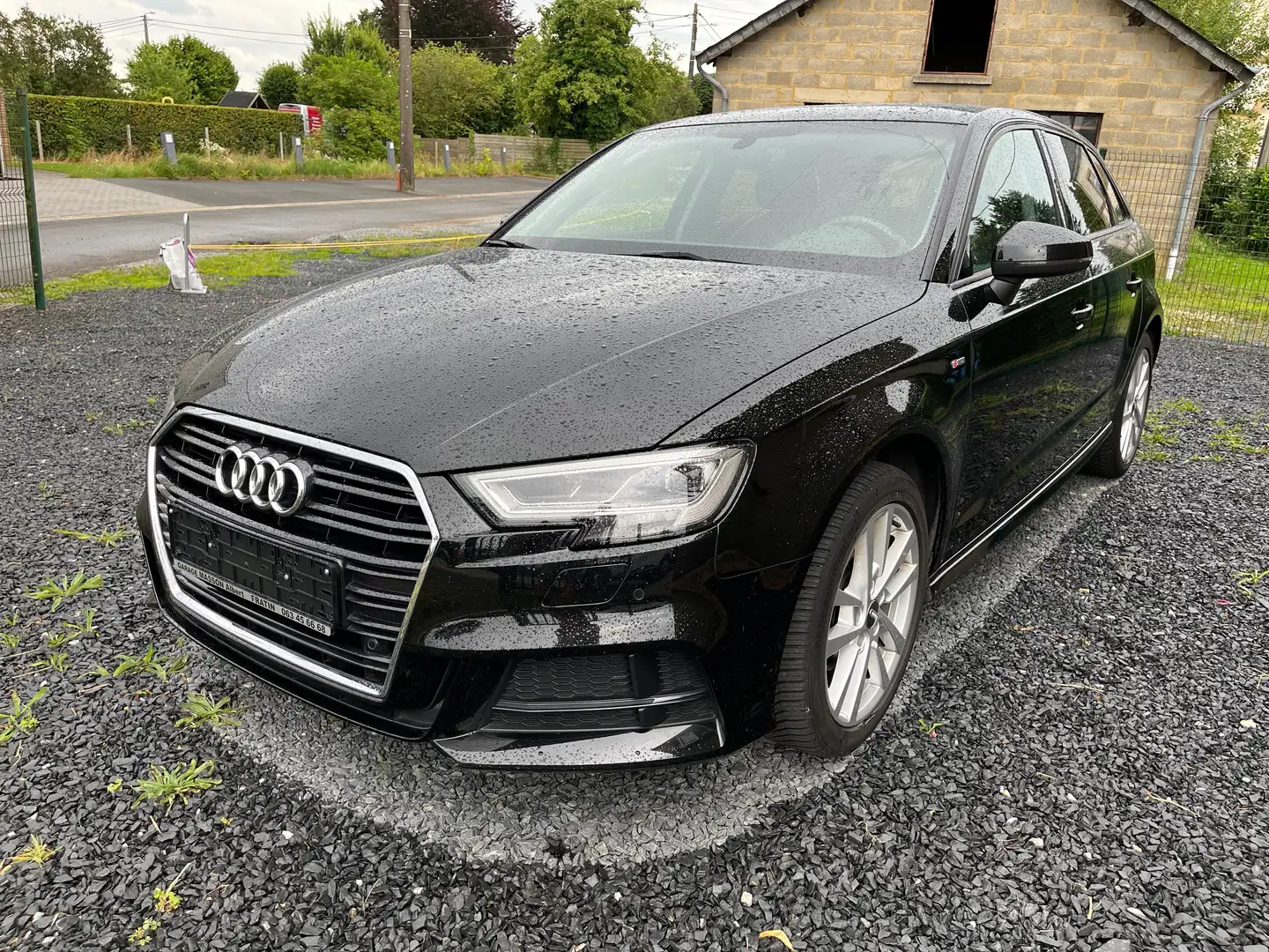 Audi A3 30 TDi Sport-S-Line-Gps-Régu-Clim Auto-Rad AvAr Noir - 1