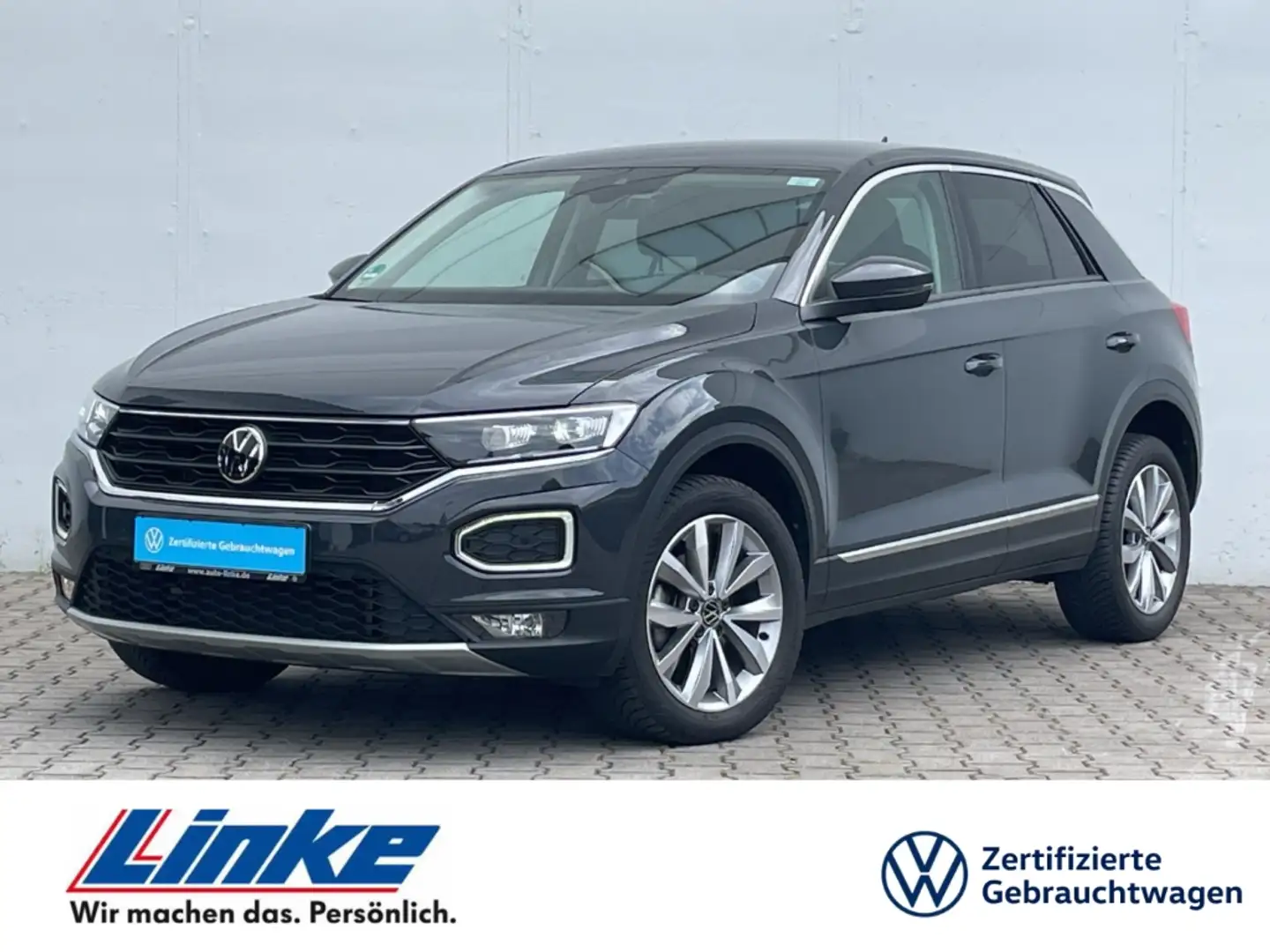 Volkswagen T-Roc 1.0 TSI Style LED/Kamera/ACC/App-Connect Grigio - 1