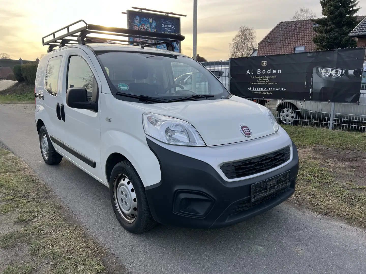 Fiat Fiorino SX Kasten Schiebetür Klimaanlage Tüv 08/27 Weiß - 1