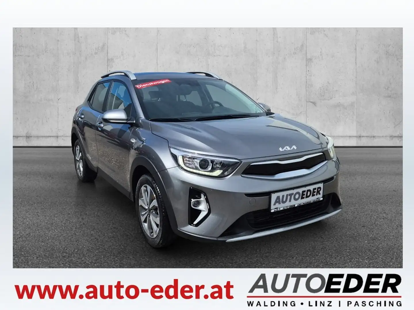 Kia Stonic 1,0 TGDI GPF ISG Silber Grau - 1