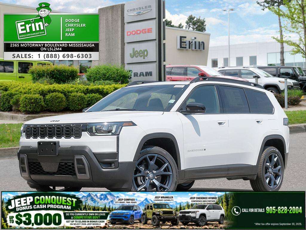 White 2026 Jeep Cherokee SUV / Crossover Four-Wheel Drive Automatic