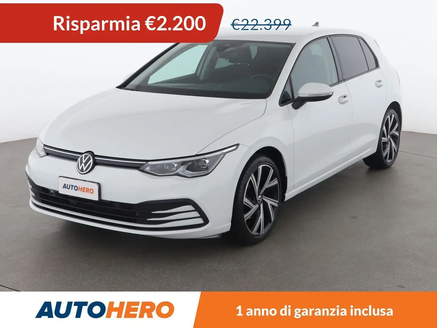 Volkswagen Golf 1.5 eTSI ACT Life 150 CV DSG MHEV Bianco - 1