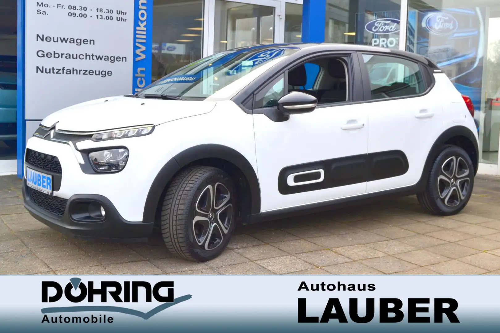 Citroen C3 C3 1,2 PureTech 110 'Shine' 5-trg Autom AutoAC Nav Weiß - 1