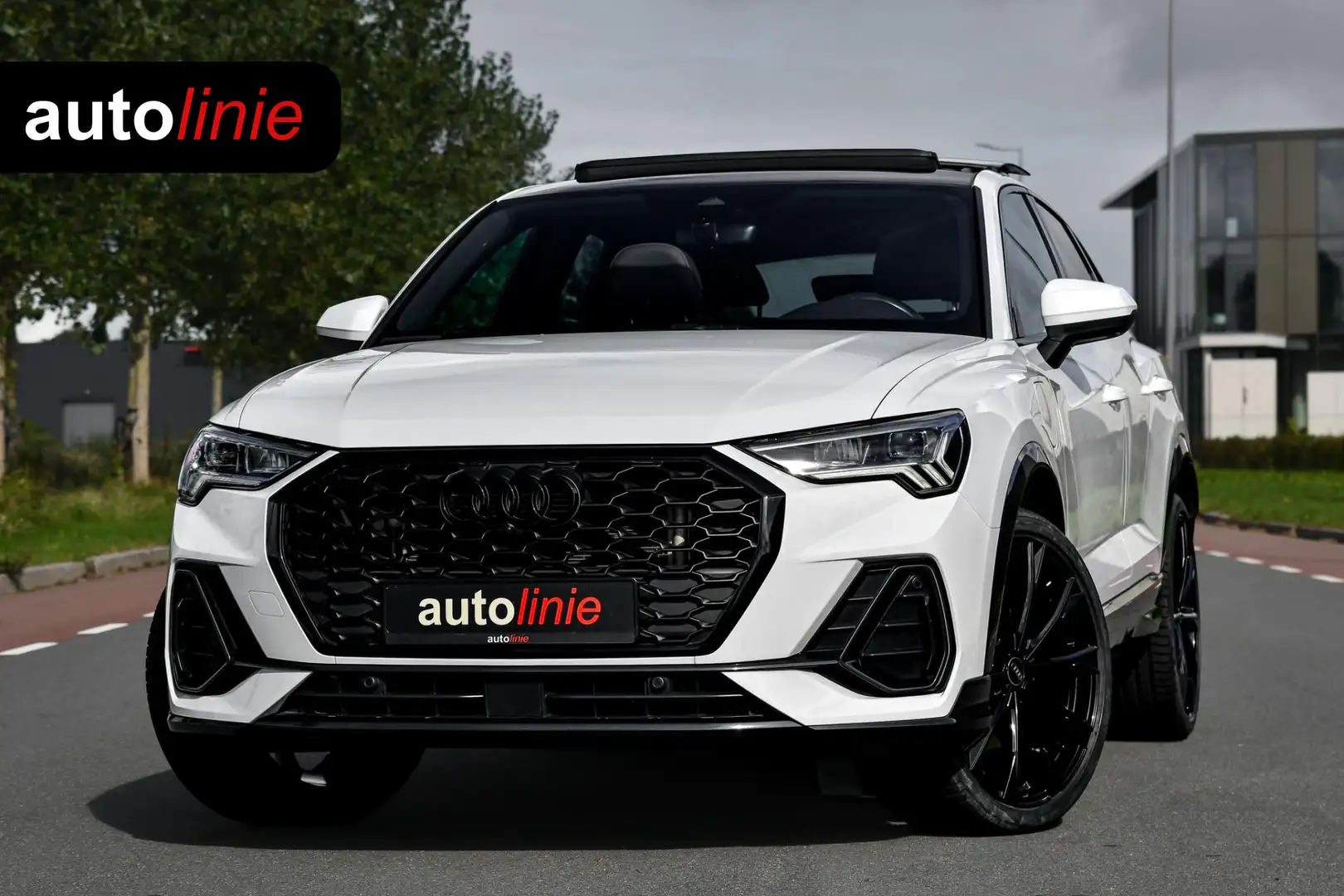 Audi Q3 Sportback 45 TFSI e 3x S-Line. Pano, ACC, 360, Stu Blanc - 1
