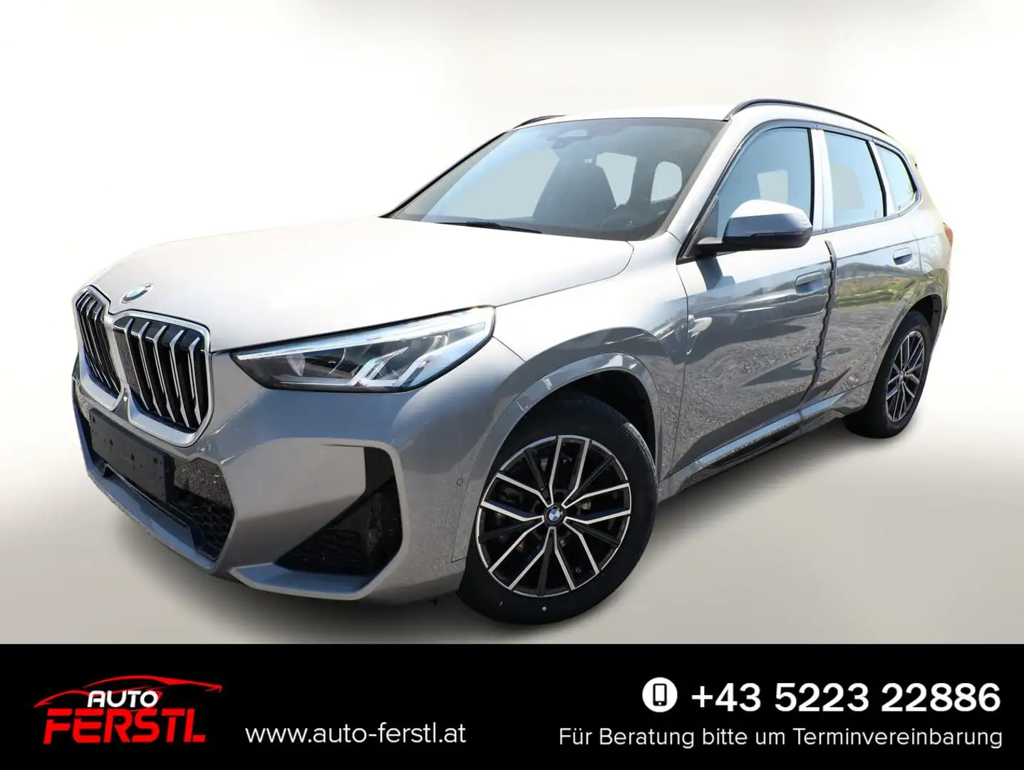 BMW X1 M Sport 18i sDrive LED Nav Kam eHK SHZ 18Z 100 ... Silber - 1