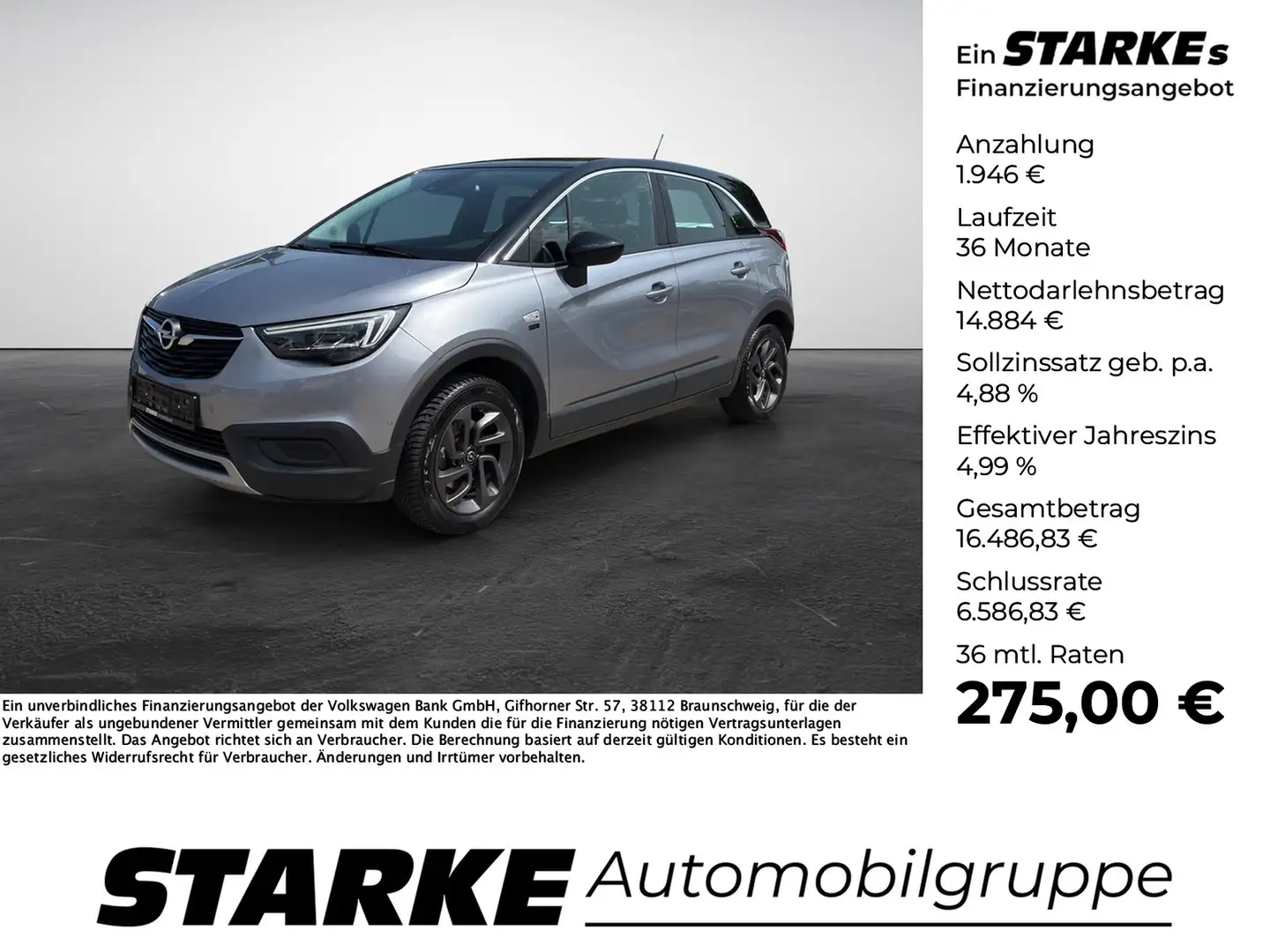 Opel Crossland X Crossland (X) Opel 2020 Argent - 1