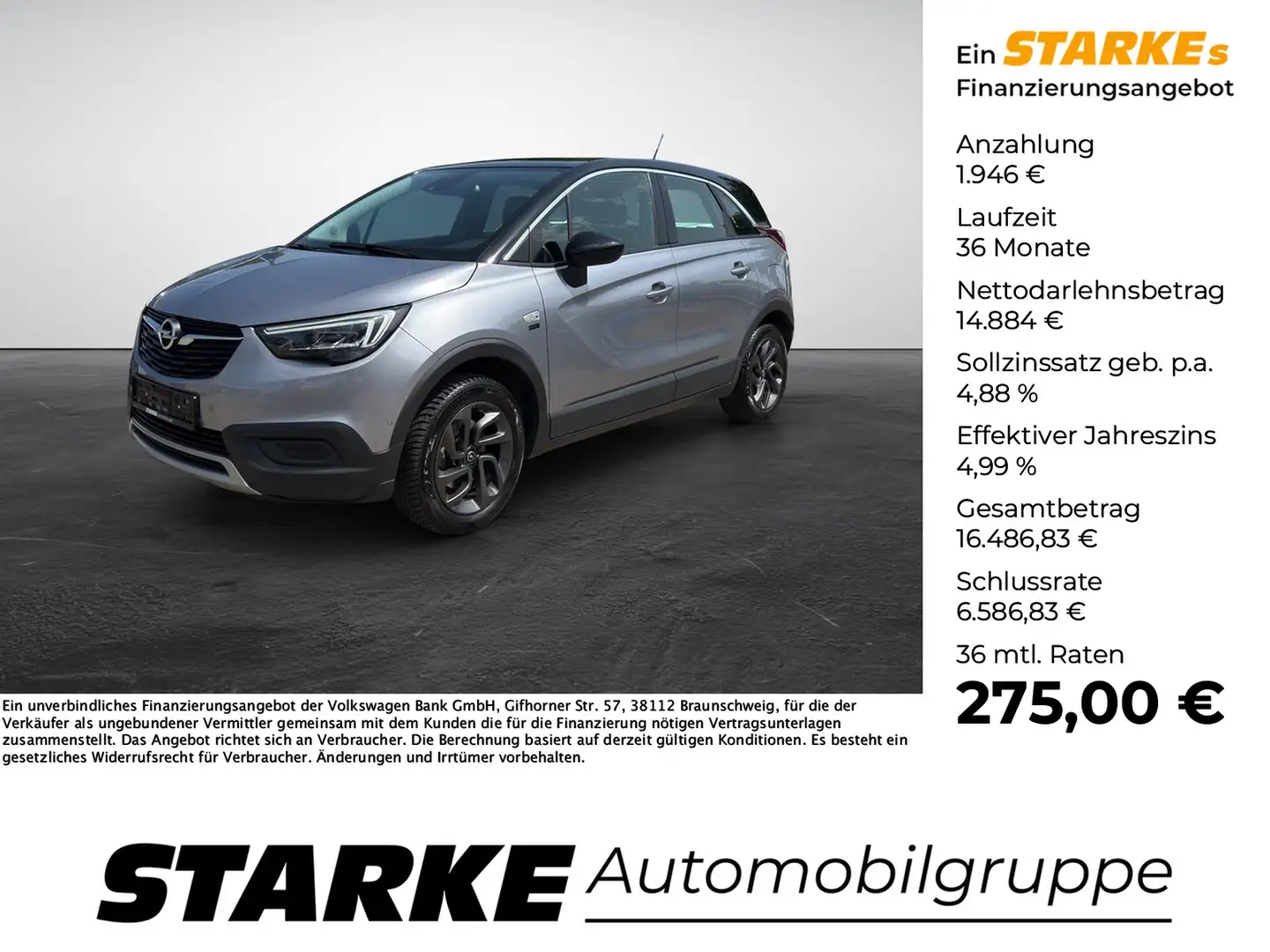 Opel Crossland X Crossland (X) Opel 2020 Silber - 1