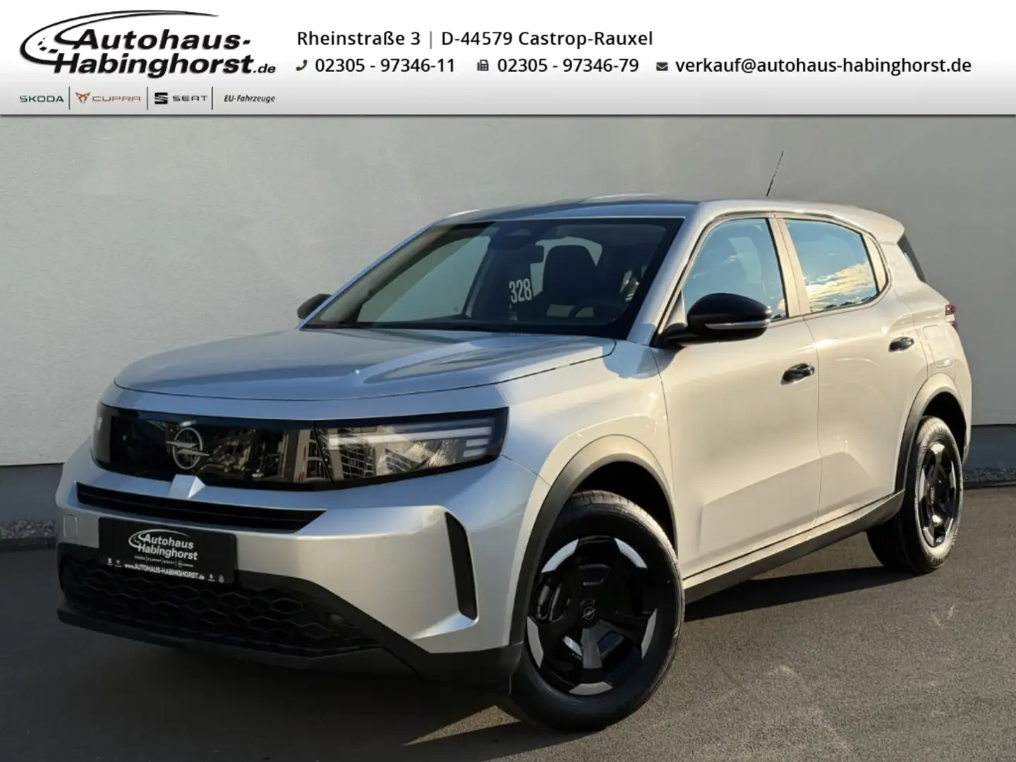 Opel Frontera 1.2 Hybrid 48V eDCT Edition Navi LED Shz Tempo Silber - 1