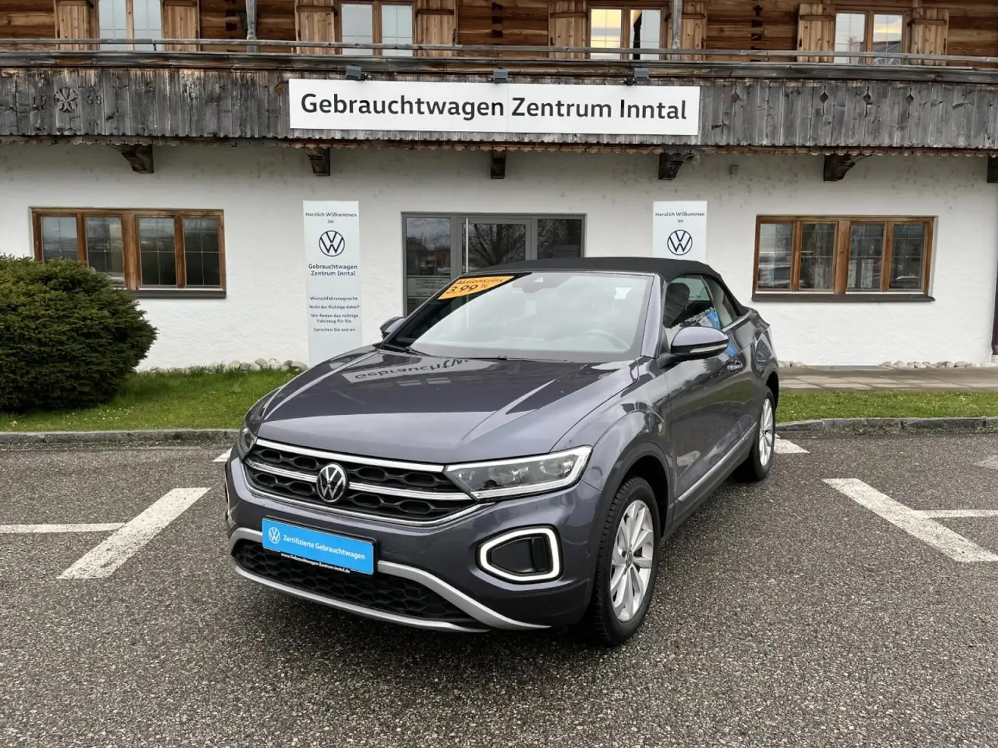 Volkswagen T-Roc Cabriolet 1,0 TSI Style (Navi+LED+RearView) Klima Grau - 2