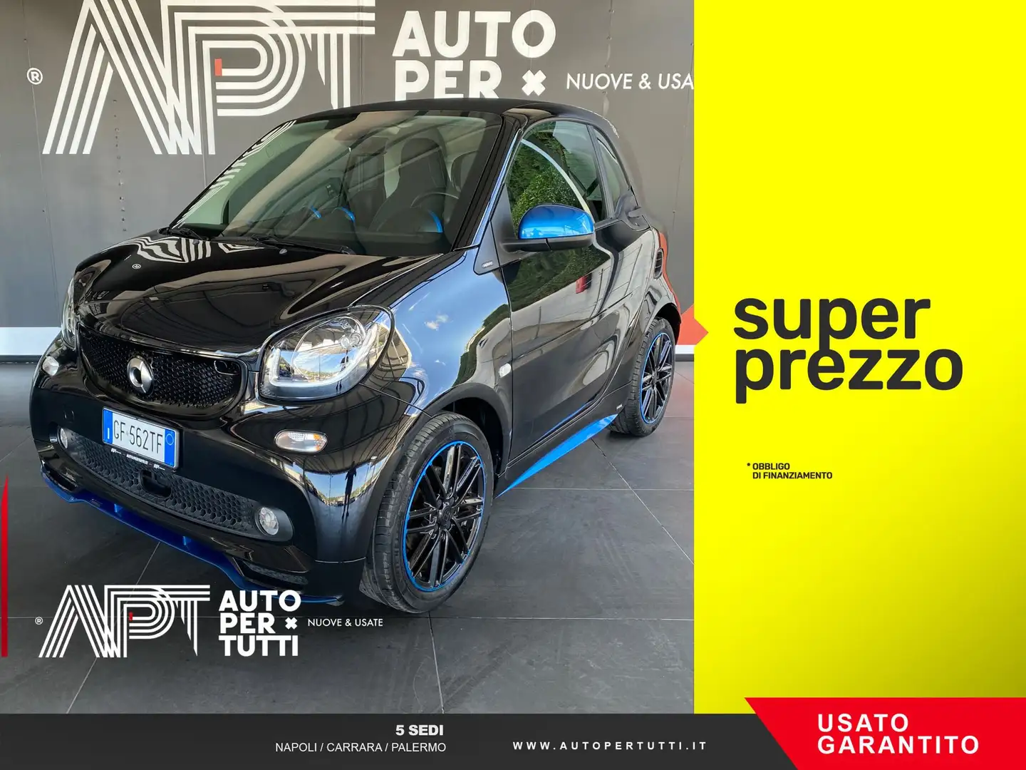 smart forTwo Fortwo eq Brabus Style my19 Negro - 1