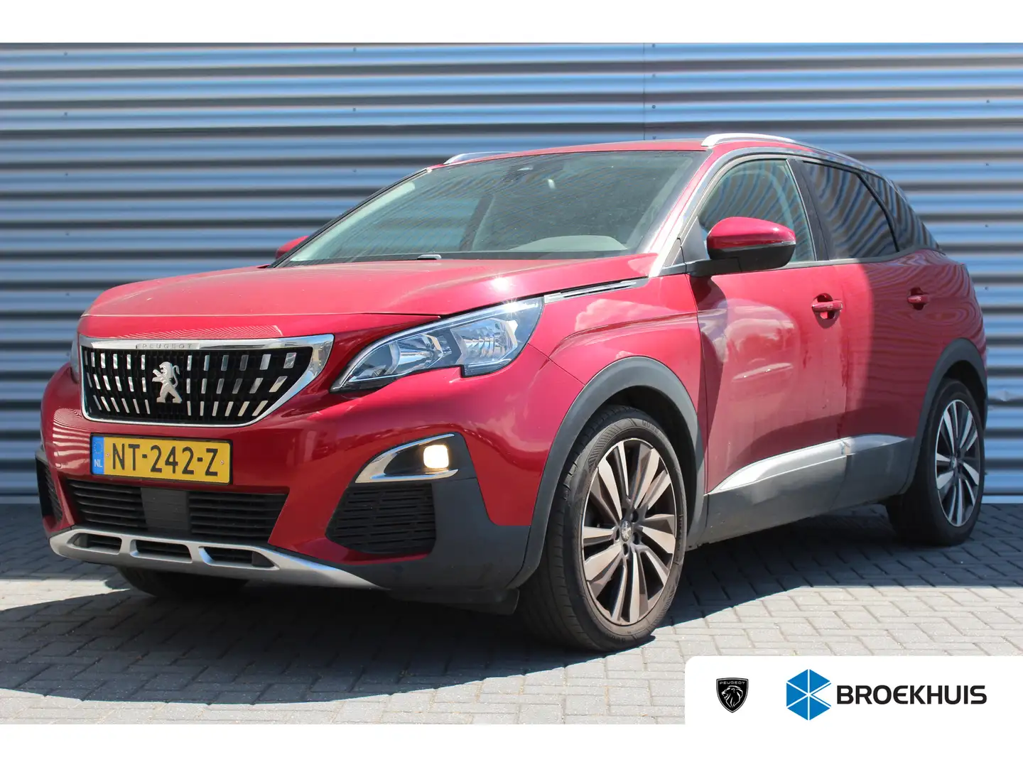 Peugeot 3008 1.2 PURETECH 130PK ALLURE PREMIÉRE / NAVI / LEDER Rood - 1