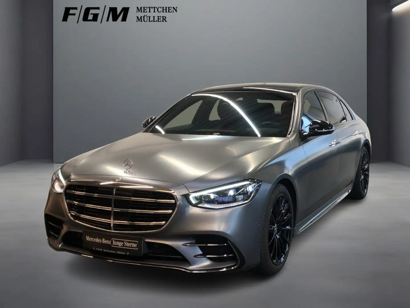 Mercedes-Benz S 580 e lang AMG-Line Burm|DigiLight|HeadUp|TWA Gris - 2