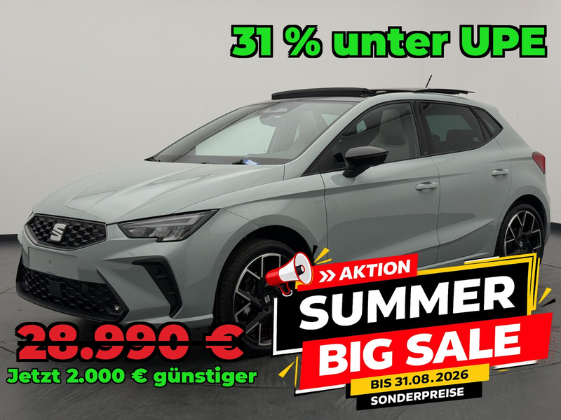 SEAT Ibiza Ibiza 1.5 TSI DSG FR Black Ed.+PANO+NAV+CAM+LED+