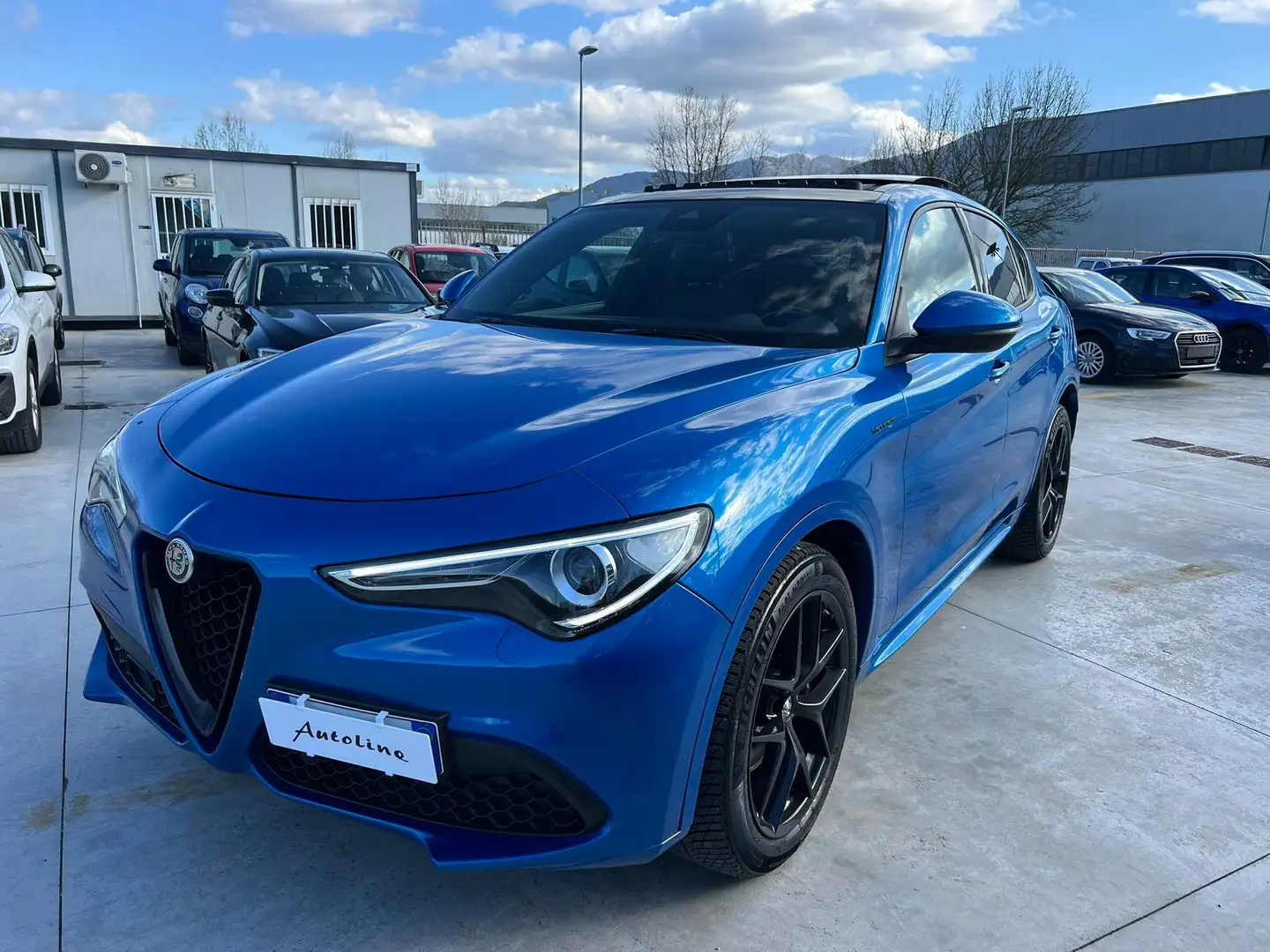 Alfa Romeo Stelvio 2.2 Veloce Q4 210cv -TETTO APRIBILE-SEDILI SPORT- Blu/Azzurro - 1