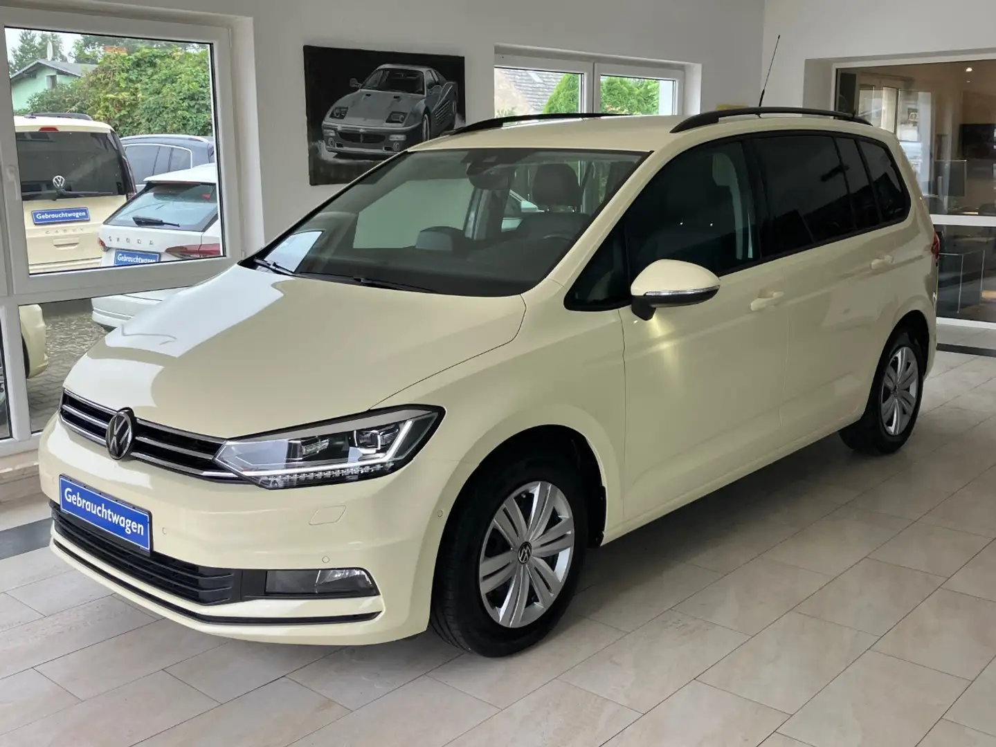 Volkswagen Touran 2.0 TDI TAXI DSG 7Si. Kam. ParkAssist Beige - 1