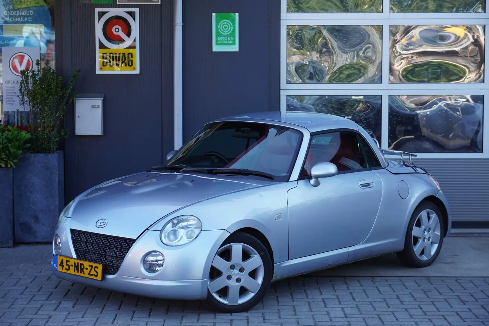 Daihatsu Copen 0.7 Type 2 RHD NAP Rood Leder/Airco/CabrioHT Gris - 2