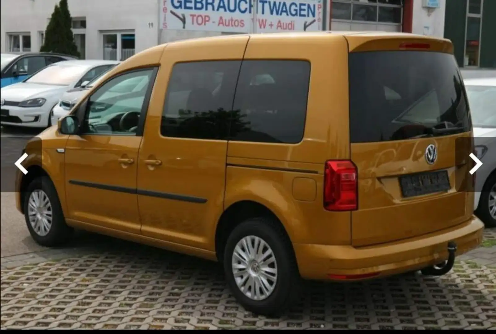 Volkswagen Caddy 2.0 TDI (5-Si.) Trendline Żółty - 2