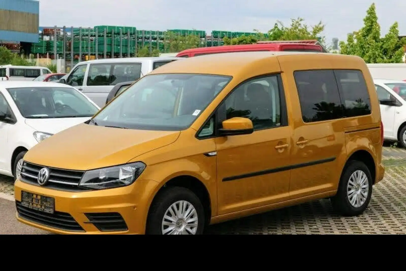 Volkswagen Caddy 2.0 TDI (5-Si.) Trendline Żółty - 1