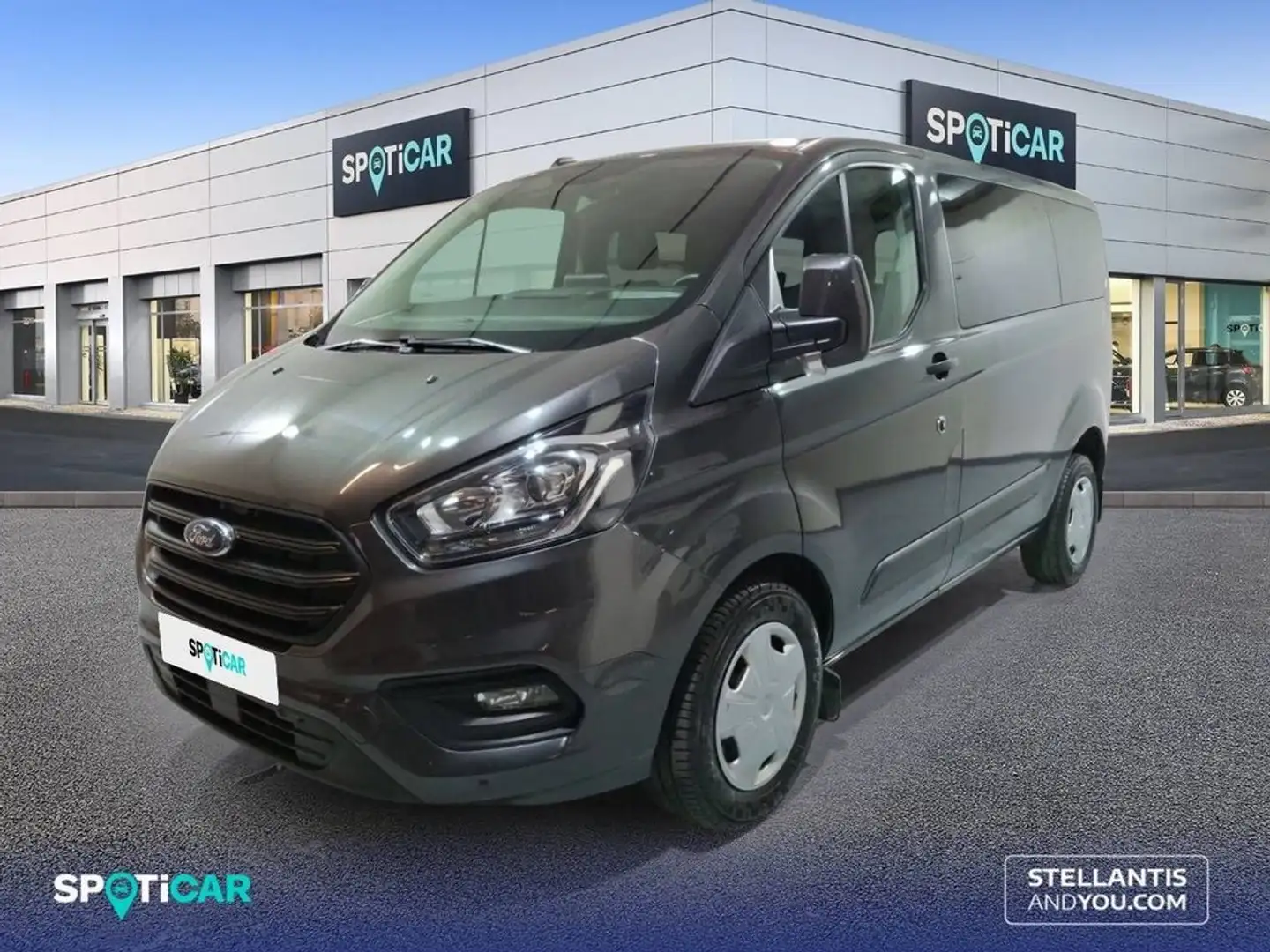 Ford Tourneo Custom 2.0 EcoBlue 100kW (136CV) L1 Trend Gris - 1