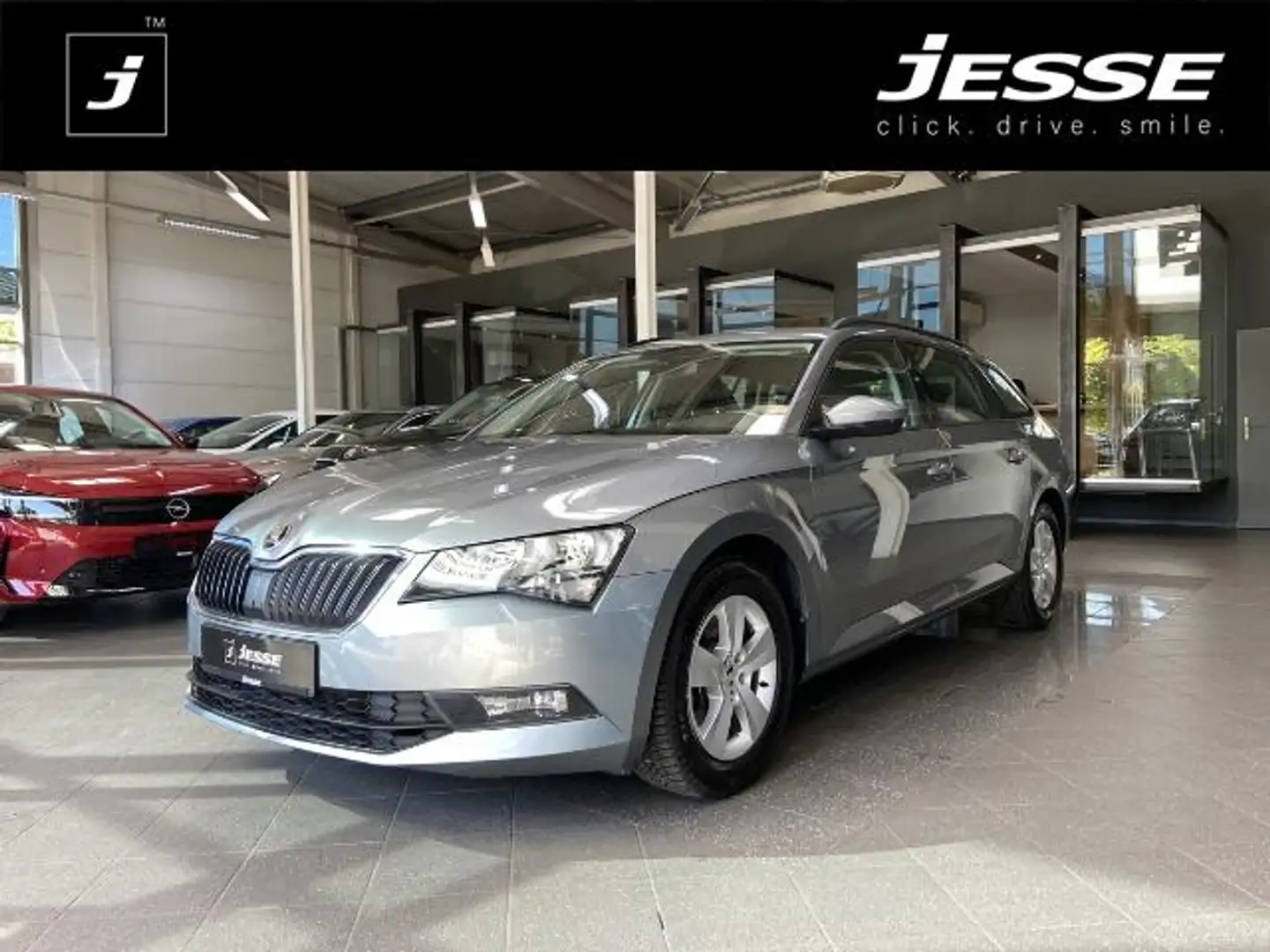 Skoda Superb Combi 1.5 TSI ACT Active Navi Temp AHK Gris - 1