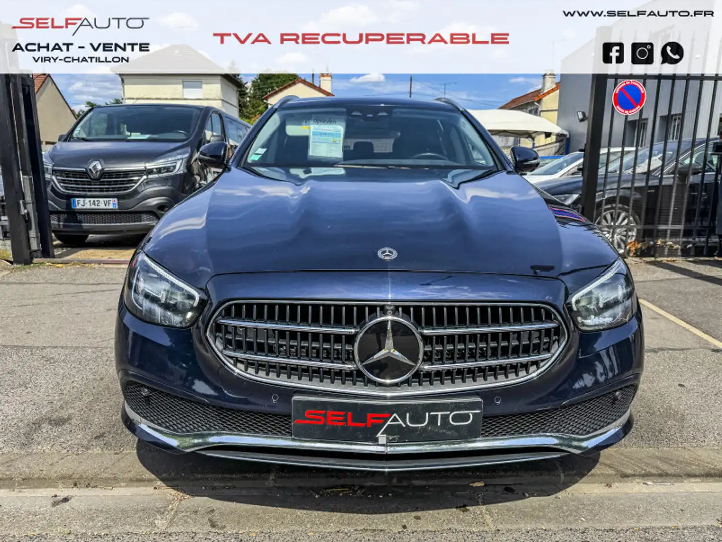 Mercedes-Benz E 220 220 D 200+20CH AVANTGARDE LINE 9G-TRONIC Bleu - 2