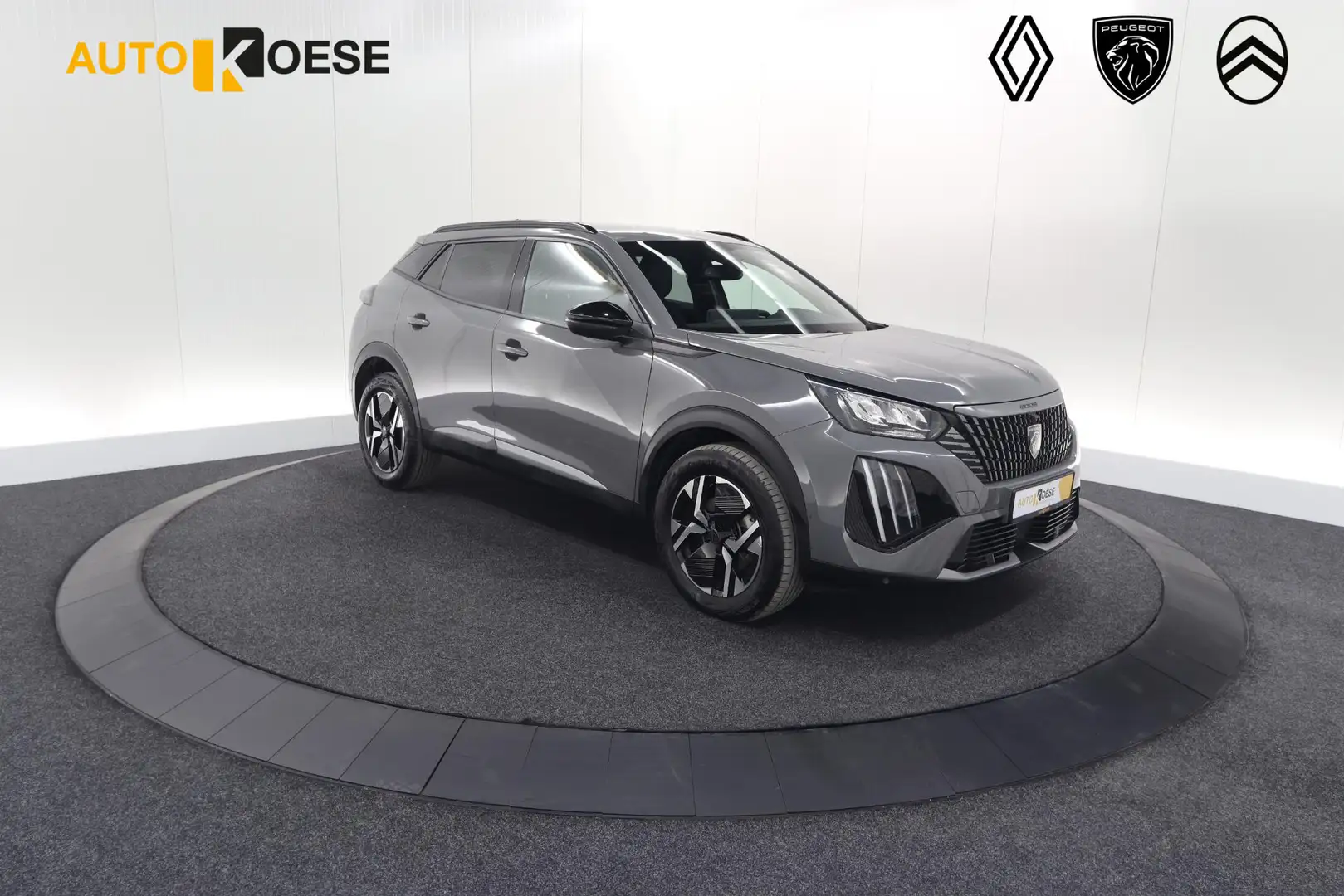 Peugeot 2008 Hybrid 136 e-DCS6 Allure | 360 Camera | Adaptieve Grigio - 1