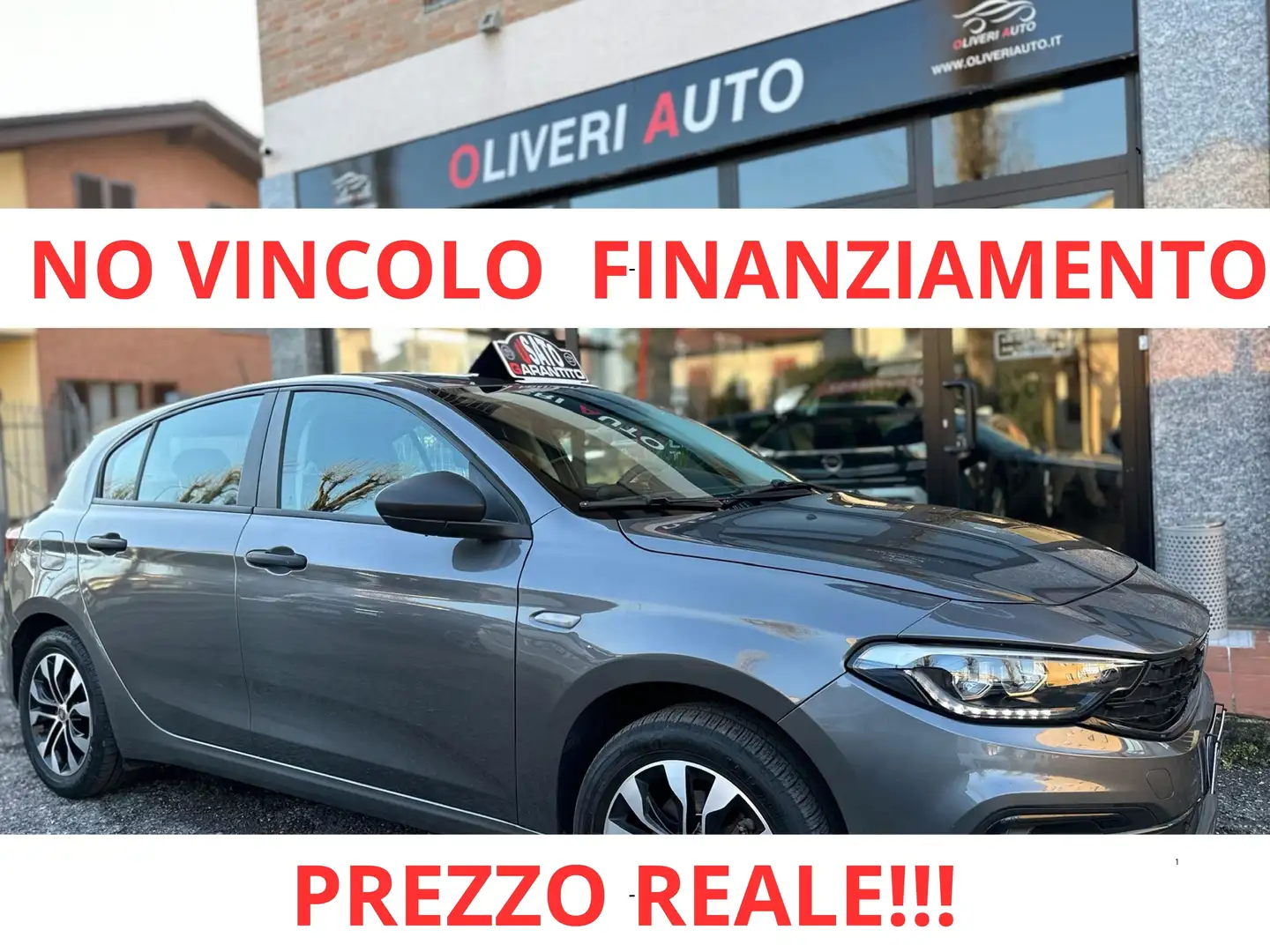 Fiat Tipo Tipo 5p 95cv CarPlay NEOPATENTATI PREZZO VERO!! Grigio - 1