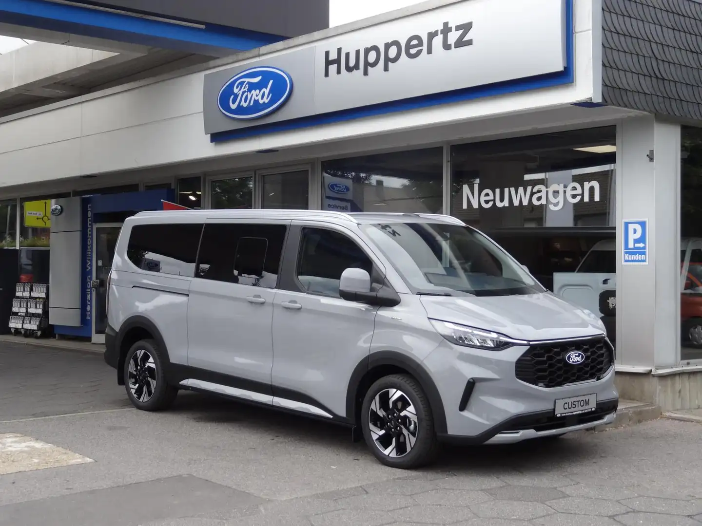 Ford Tourneo Custom L2 Active AWD AUT AHK 19" 8S RFK Gris - 1