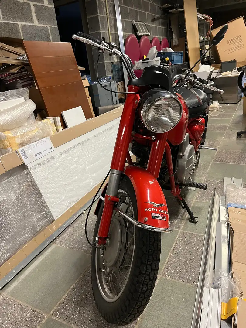 Moto Guzzi Falcone 500 Piros - 1