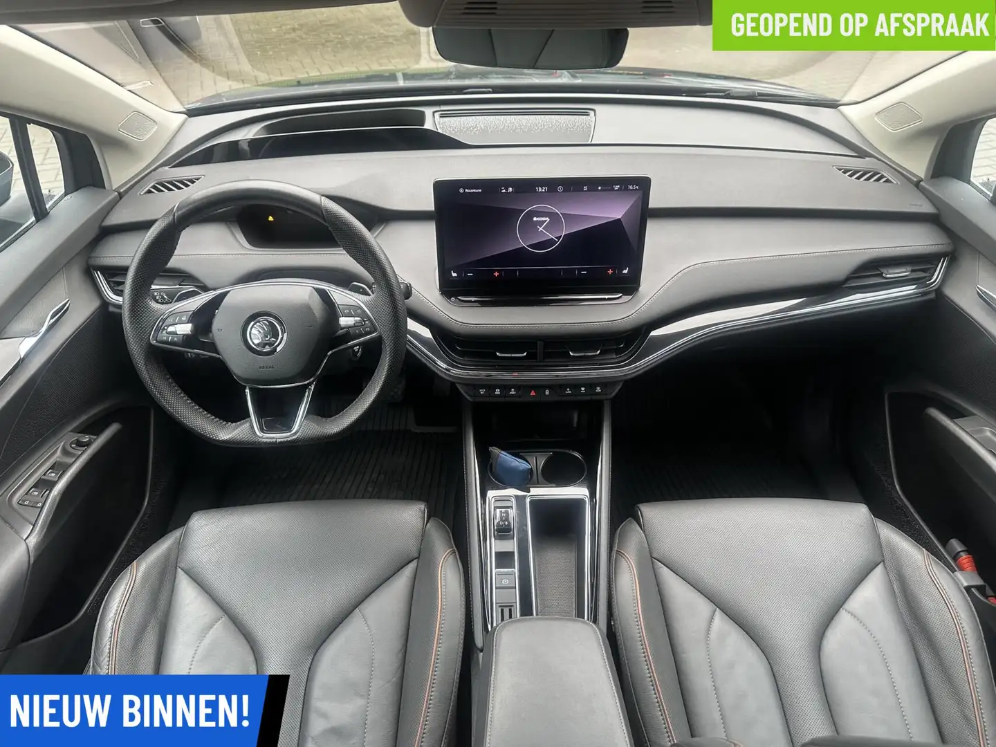Skoda Enyaq iV 80|ACC|360Camera||Stuurverwarming|Leer|Pano|Ele Gris - 2