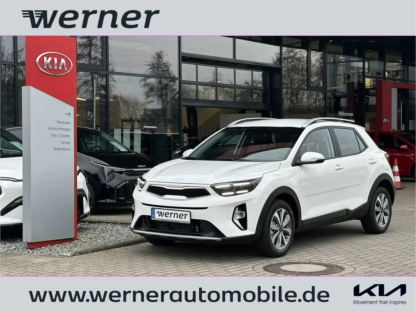 Kia Stonic 1.0 T Vision LED Naviagtion Weiß - 1
