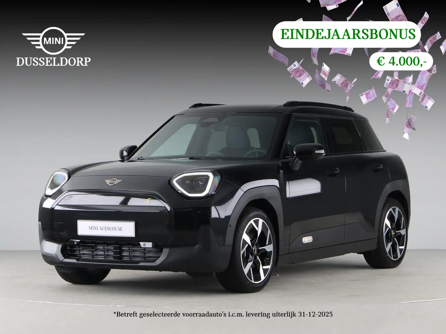 MINI Aceman SE Classic Pakket M PRIVATE LEASE EUR 502,- (48 mn Schwarz - 1