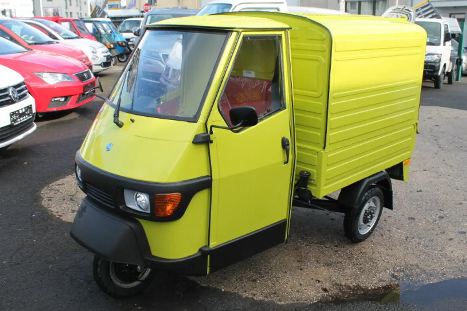 Piaggio Ape 50 25km/h Kasten LED SOFORT !! Galben - 1