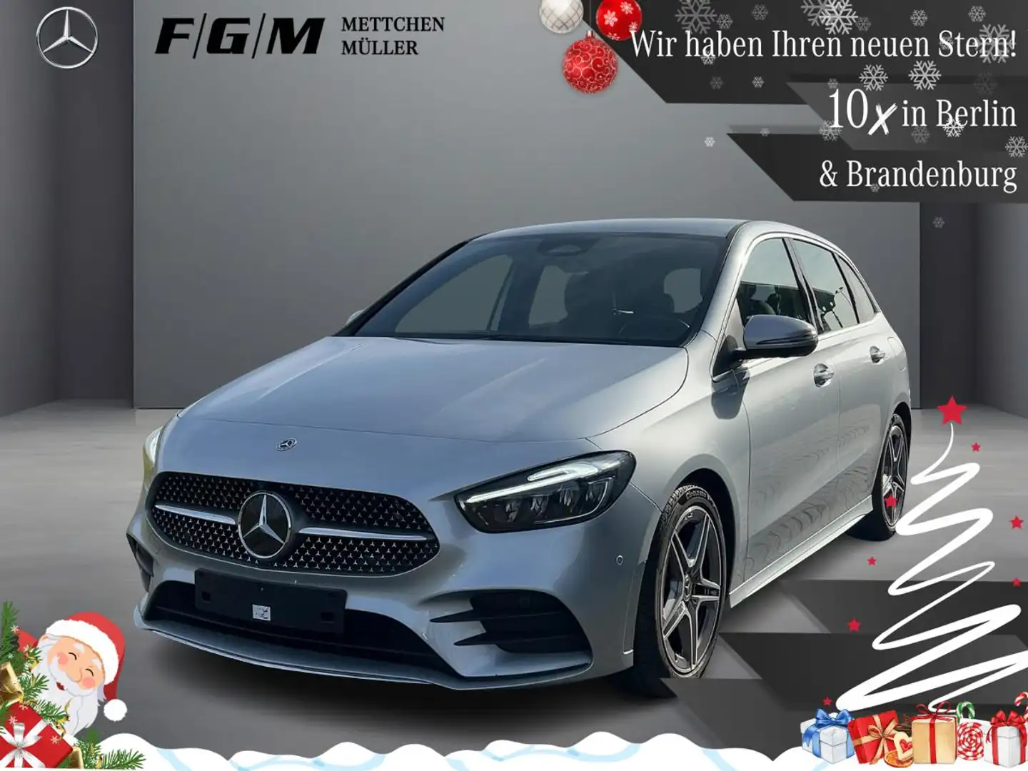 Mercedes-Benz B 200 AMG Line KeyGo|TWA|360|Sitzhz|Leder Plateado - 1