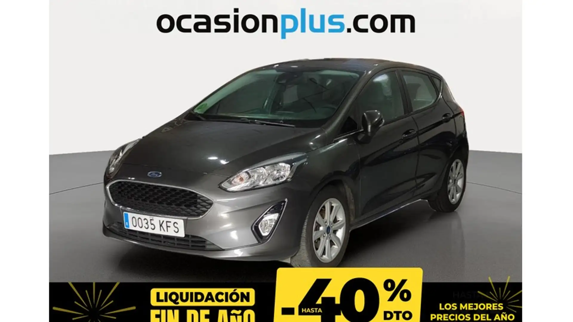 Ford Fiesta 1.5TDCi Trend+ 85 Gris - 1